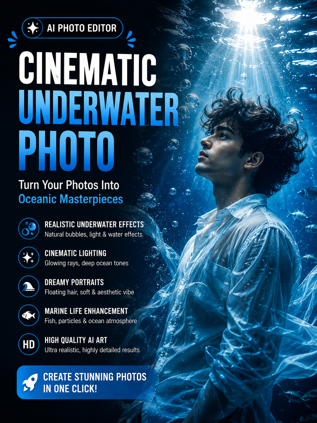 Underwater AI Photo